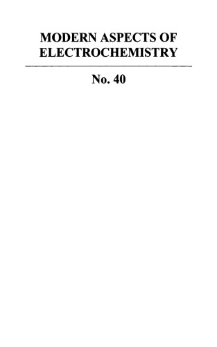 Modern Aspects of Electrochemistry No. 40