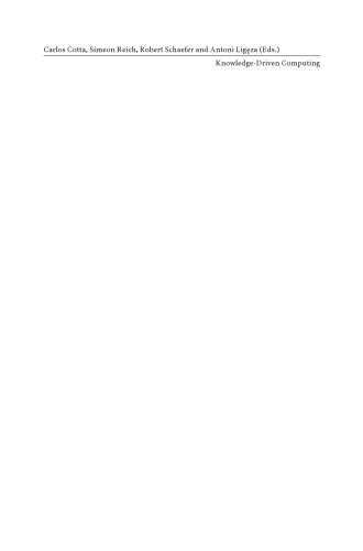 Knowledge-Driven Computing: Knowledge Engineering and Intelligent Computations