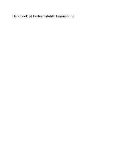 Handbook of Performability Engineering