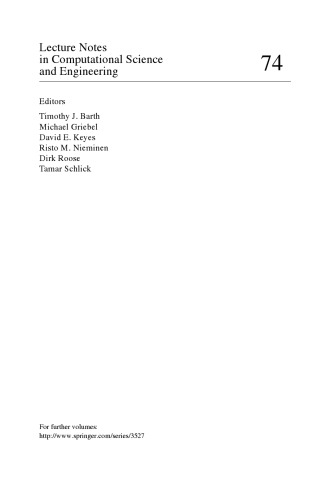 Parallel Computational Fluid Dynamics 2008: Parallel Numerical Methods, Software Development and Applications