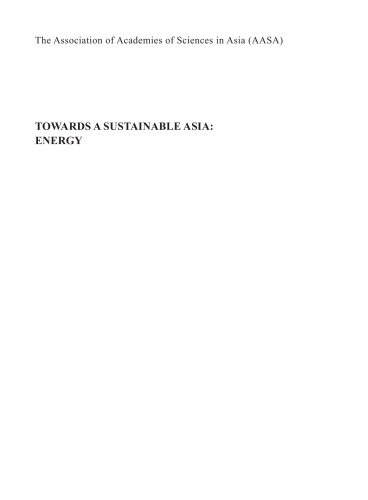 Towards a Sustainable Asia: Energy
