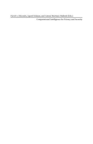 Computational Intelligence for Privacy and Security