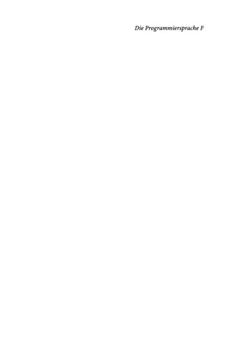 Die Programmiersprache F
