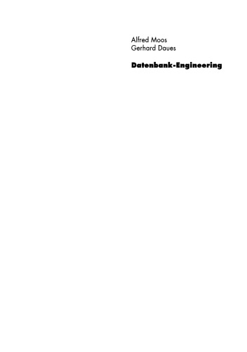 Datenbank-Engineering: Analyse, Entwurf und Implementierung relationaler Datenbanken mit SQL