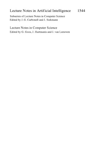 Multi-Agent Systems and Agent-Based Simulation: First International Workshop, MABS ’98, Paris, France, July 4-6, 1998. Proceedings