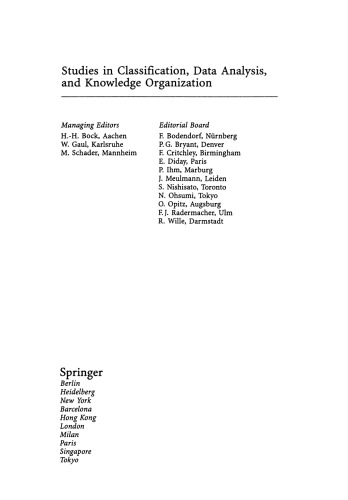 Classification in the Information Age: Proceedings of the 22nd Annual GfKl Conference, Dresden, March 4–6, 1998