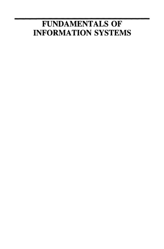 Fundamentals of Information Systems