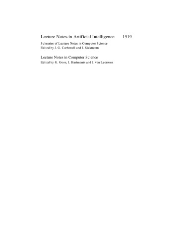 Logics in Artificial Intelligence: European Workshop, JELIA 2000 Málaga, Spain, September 29 – October 2, 2000 Proceedings