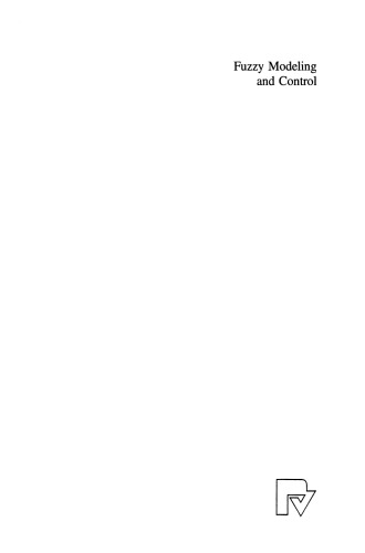 Fuzzy Modeling and Control