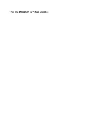 Trust and Deception in Virtual Societies