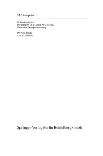 SAP Strategic Enterprise Management/Business Analytics: Integration von strategischer und operativer Unternehmensführung