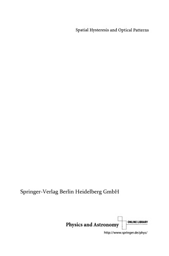 Spatial Hysteresis and Optical Patterns