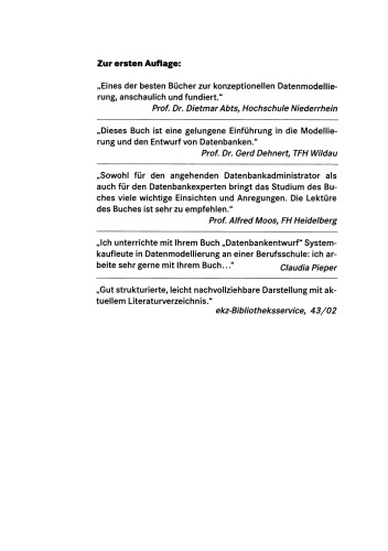 Grundkurs Datenbankentwurf: Eine beispielorientierte Einführung für Studenten und Praktiker