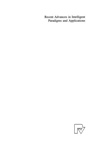 Recent Advances in Intelligent Paradigms and Applications