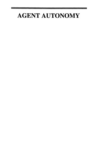 Agent Autonomy