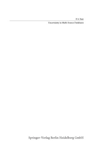 Uncertainty in Multi-Source Databases