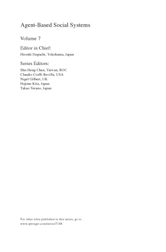 Simulating Interacting Agents and Social Phenomena: The Second World Congress