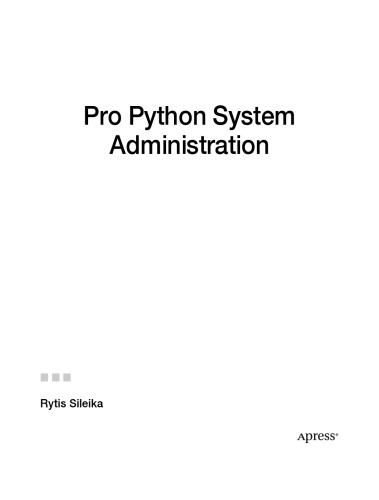 Pro Python System Administration