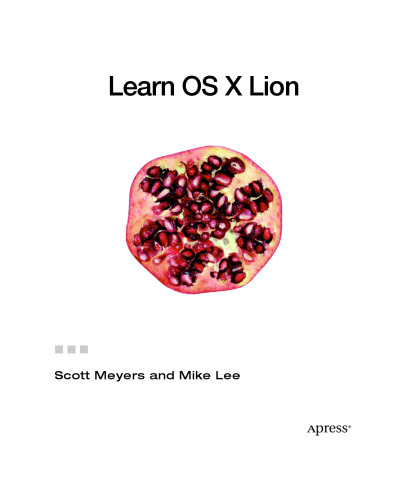 Learn OS X Lion