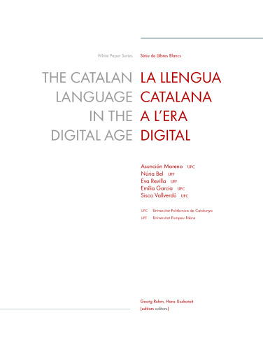 The Catalan Language in the Digital Age