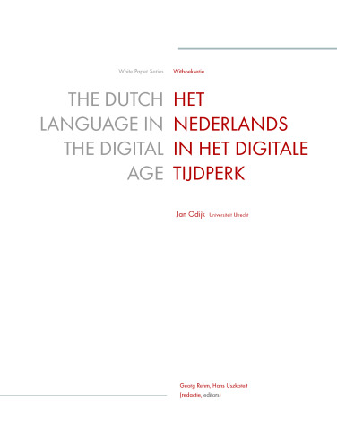 The Dutch Language in the Digital Age