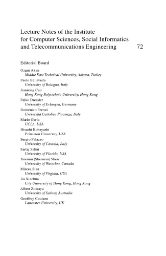 Wireless Communications and Applications: First International Conference, ICWCA 2011, Sanya, China, August 1-3, 2011, Revised Selected Papers