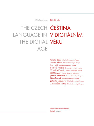 The Czech Language in the Digital Age