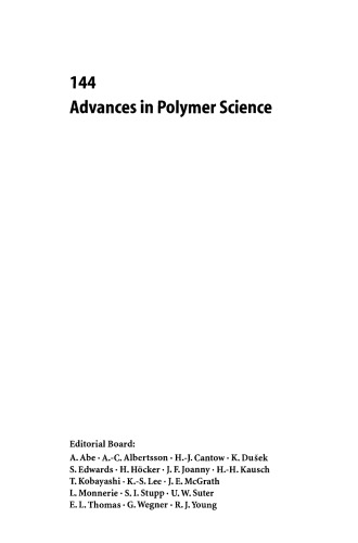 Polymer Latexes - Epoxide Resins - Polyampholytes