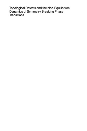 Topological Defects and the Non-Equilibrium Dynamics of Symmetry Breaking Phase Transitions