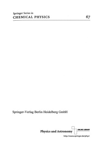 Single Molecule Spectroscopy: Nobel Conference Lectures