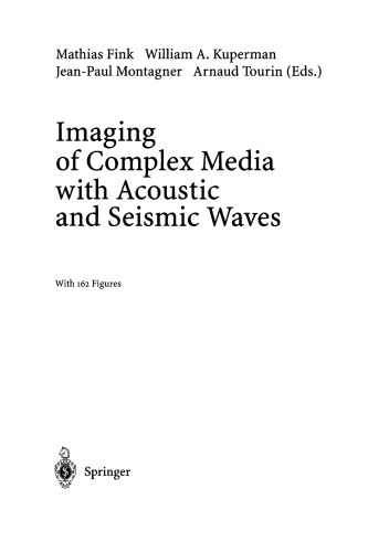 Imaging of Complex Media with Acoustic and Seismic Waves