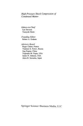 High-Pressure Shock Compression of Solids VII: Shock Waves and Extreme States of Matter