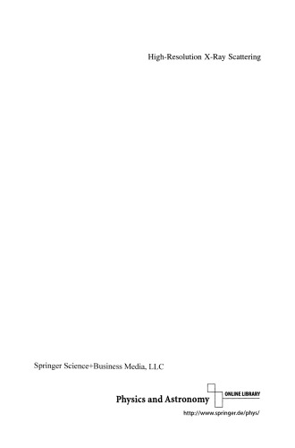High-Resolution X-Ray Scattering: From Thin Films to Lateral Nanostructures