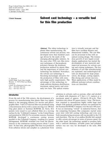 Scattering Methods and the Properties of Polymer Materials