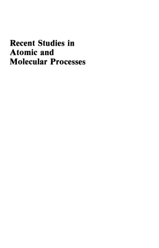 Recent Studies in Atomic and Molecular Processes