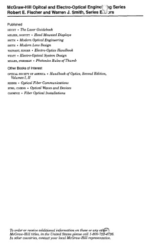 Practical Optical System Layout: And Use of Stock Lenses