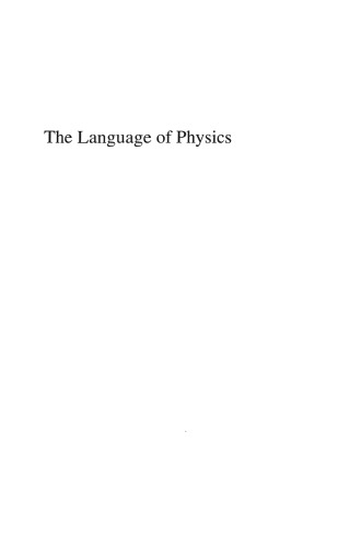 The Language of Physics: The Calculus and the Development of Theoretical Physics in Europe, 1750–1914