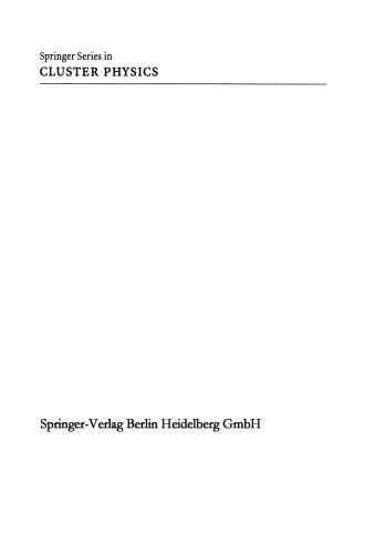 Theory of Atomic and Molecular Clusters: With a Glimpse at Experiments