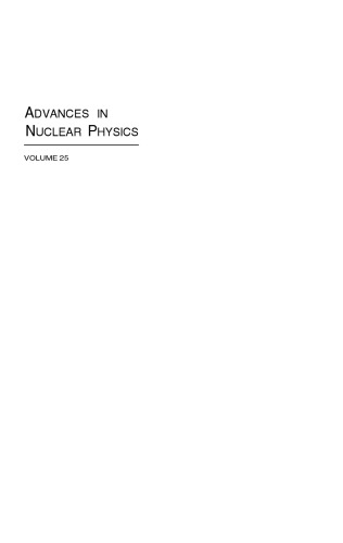 Advances in Nuclear Physics