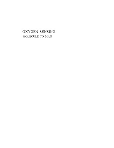 Oxygen Sensing: Molecule to Man