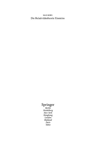 Die Relativitätstheorie Einsteins