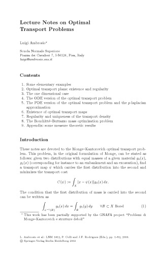 Mathematical Aspects of Evolving Interfaces: Lectures given at the C.I.M.-C.I.M.E. joint Euro-Summer School held in Madeira, Funchal, Portugal, July 3-9, 2000
