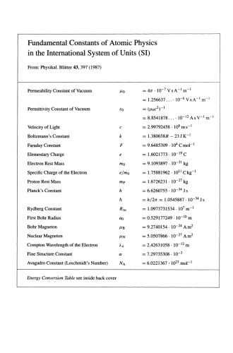 Molecular Physics and Elements of Quantum Chemistry: Introduction to Experiments and Theory