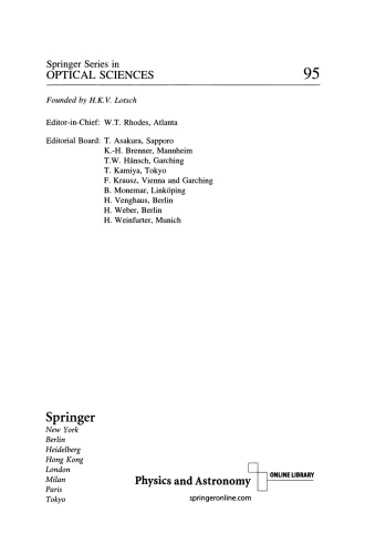 Ultrafast Optics IV: Selected Contributions to the 4th International Conference on Ultrafast Optics, Vienna, Austria