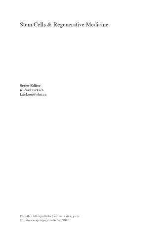 Stem Cells & Regenerative Medicine: From Molecular Embryology to Tissue Engineering