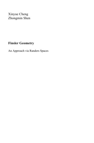 Finsler Geometry: An Approach via Randers Spaces
