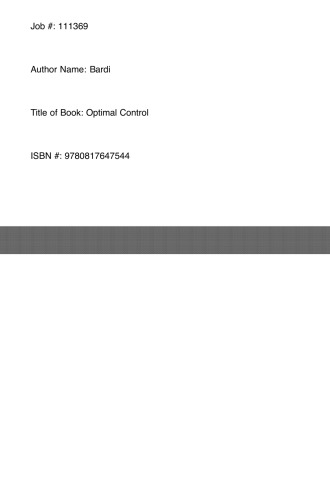 Optimal Control and Viscosity Solutions of Hamilton-Jacobi-Bellman Equations