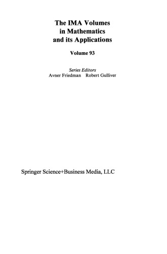 Large-Scale Optimization with Applications: Part II: Optimal Design and Control
