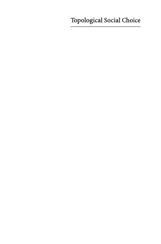 Topological Social Choice