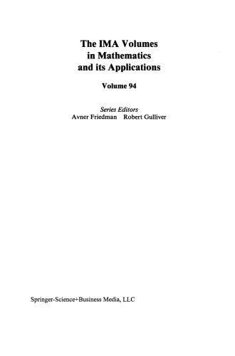 Large-Scale Optimization with Applications: Part III: Molecular Structure and Optimization